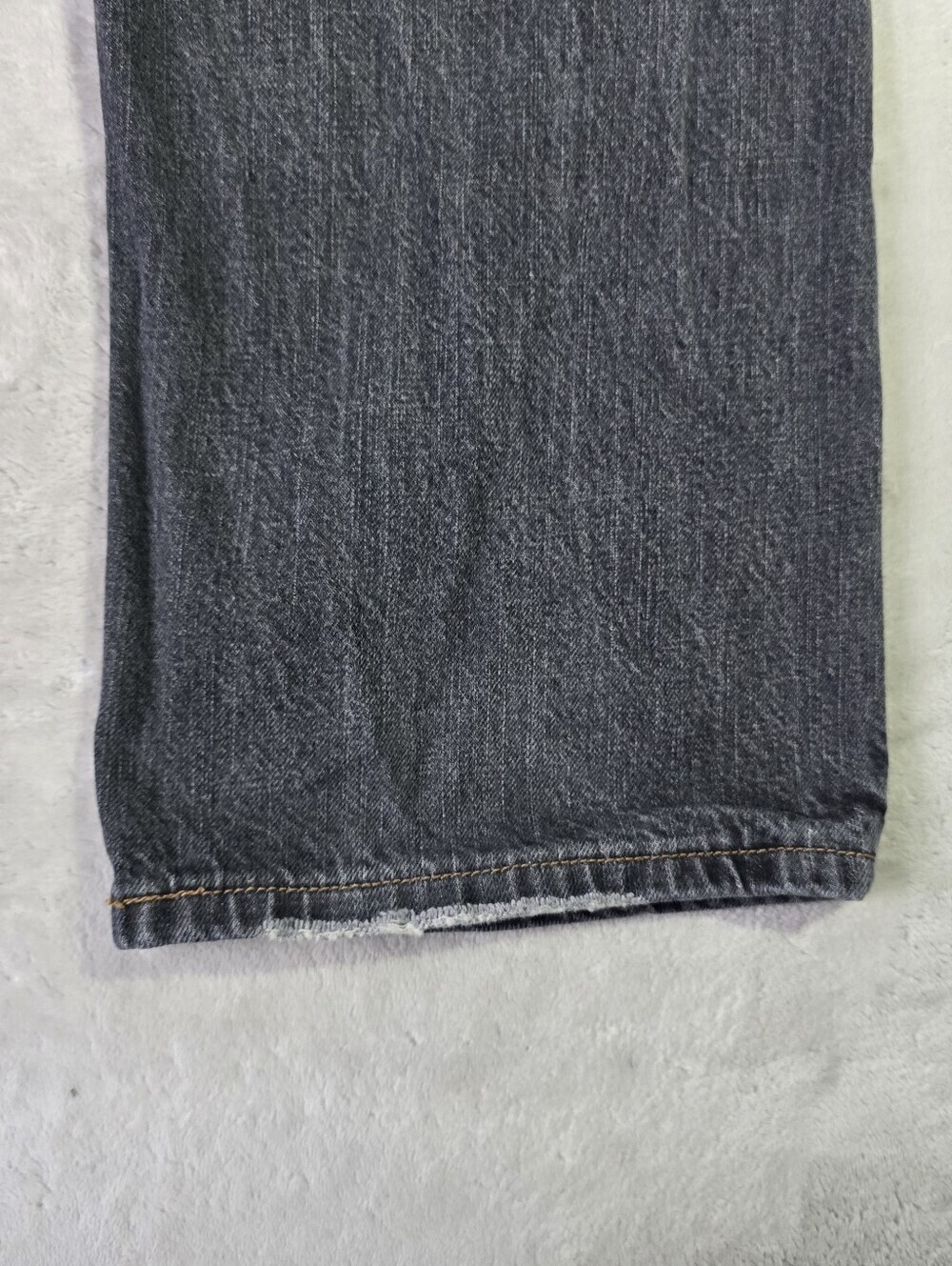 Levi's 559 Relaxed Straight Fit Jeans Men's 32x32 Black Wash Distressed Fade - Picture 4 of 11
